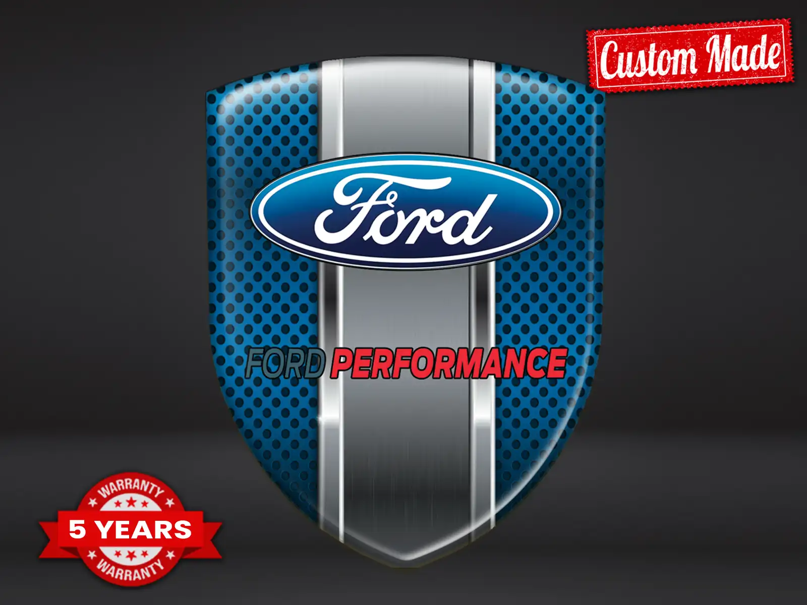 Ford Dome Abzeichen Racing Edition Edle Autoaufkleber